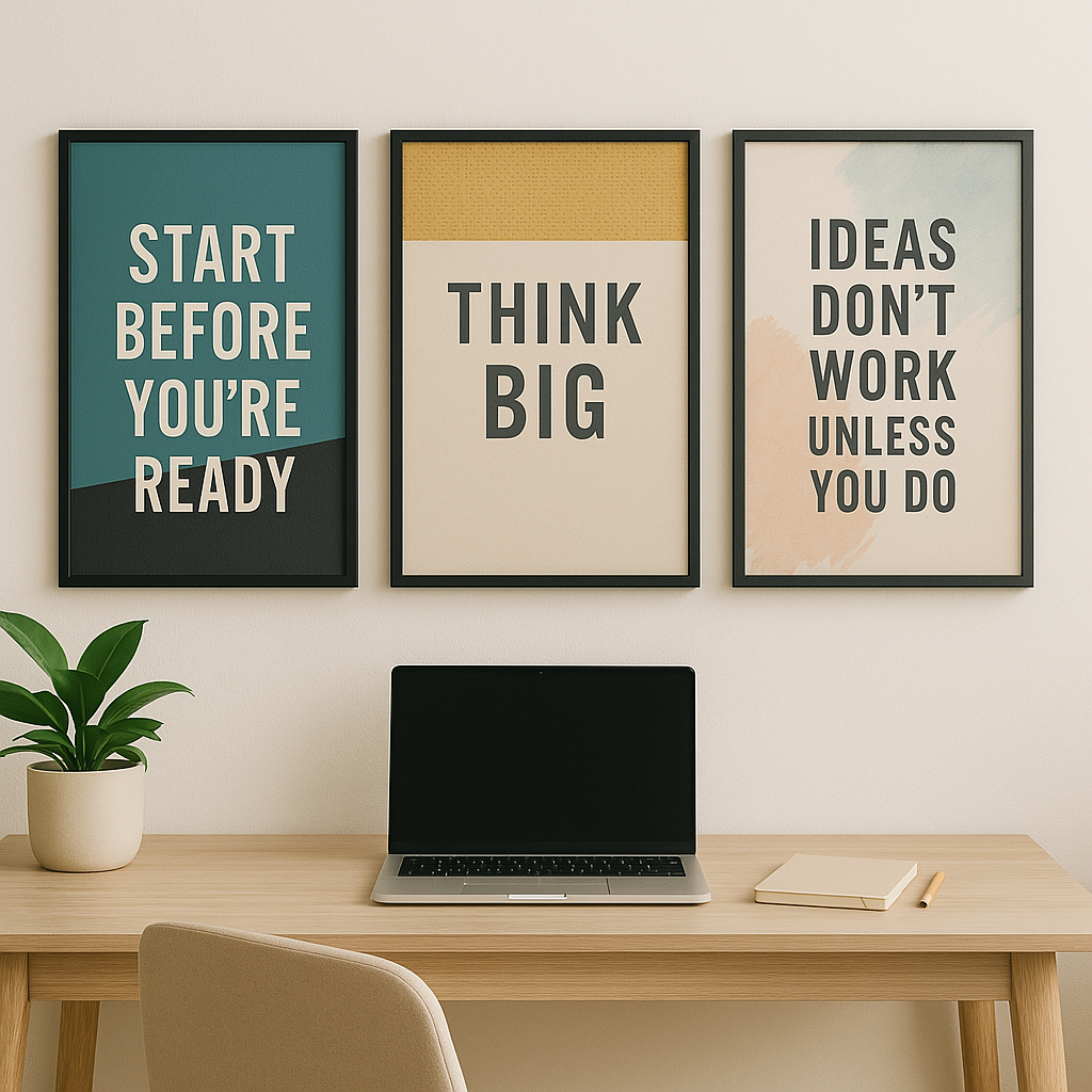 Bold Moves Wall Set – Read. Big. Action.