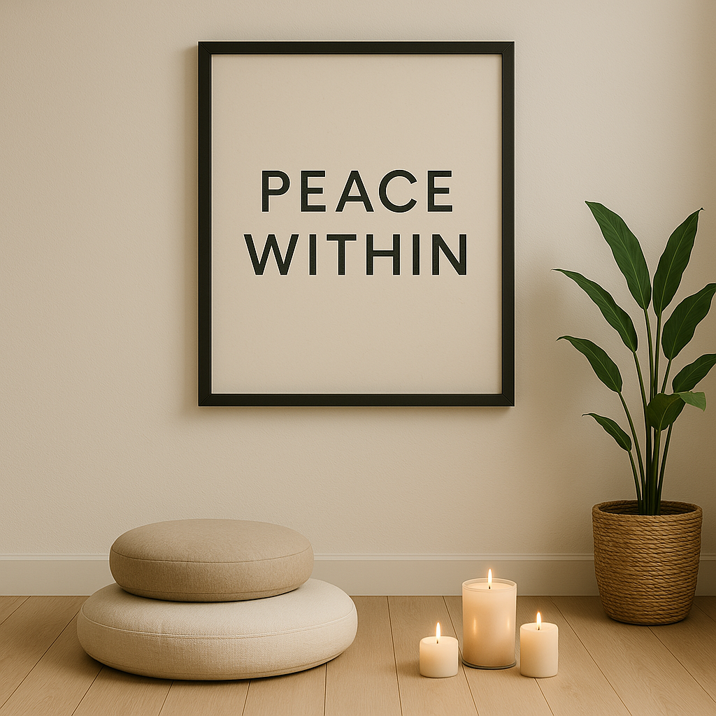 Peace Within – Minimalist Zen Wall Art