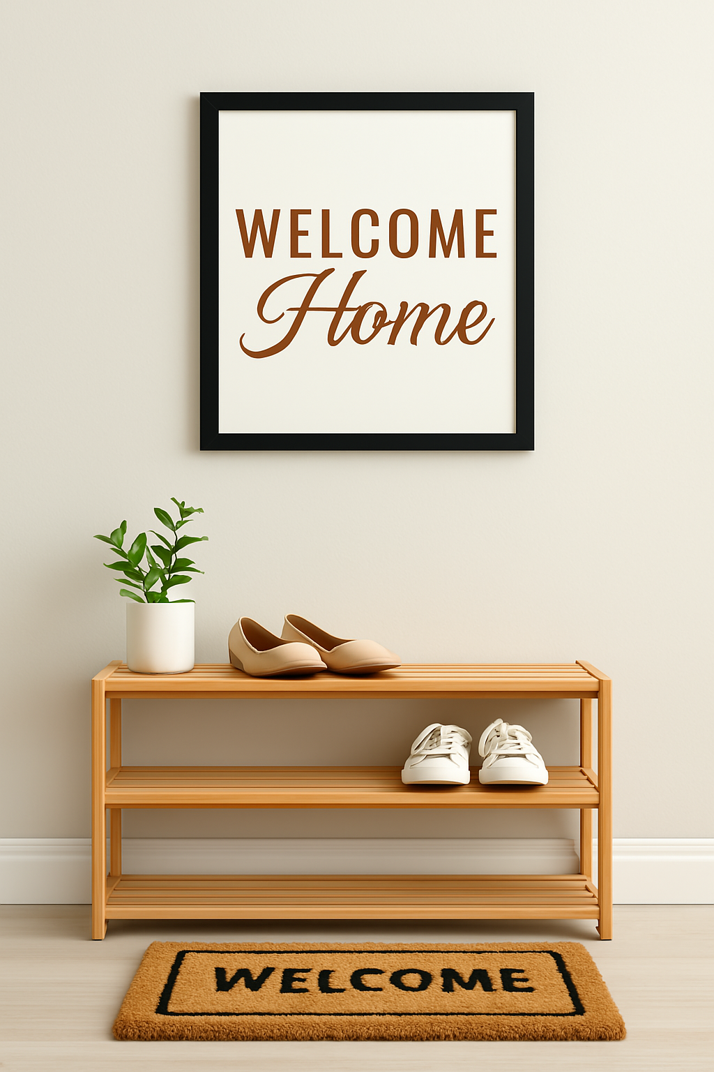 Welcome Home – Entryway Greeting Wall Art