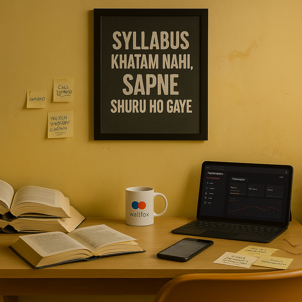 Syllabus Khatam Nahi, Sapne Shuru Ho Gaye – Hopeful Student Poster