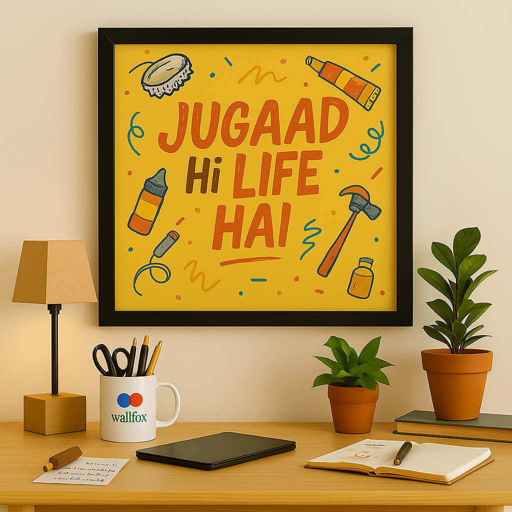 Jugaad Hi Life Hai Wall Frame