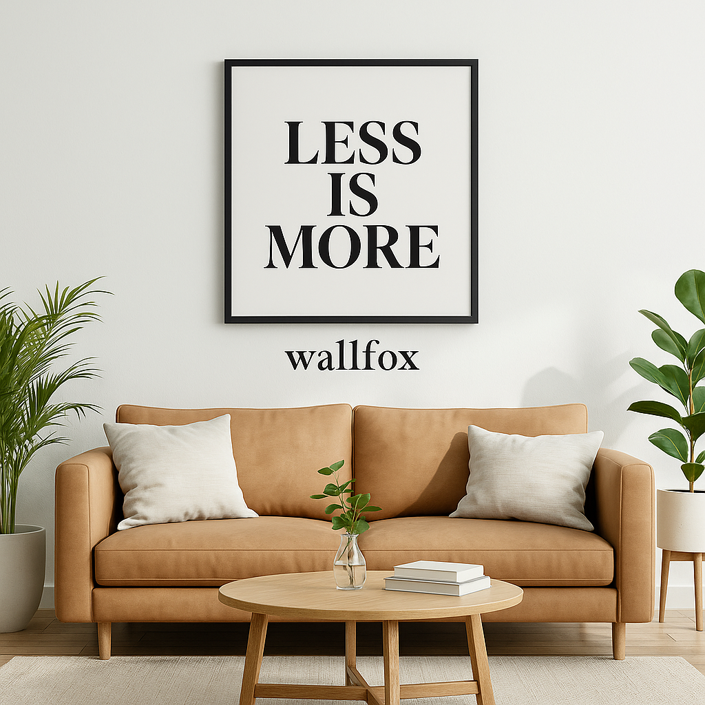 Less Is More Wall Frame – Minimal Elegance Edition