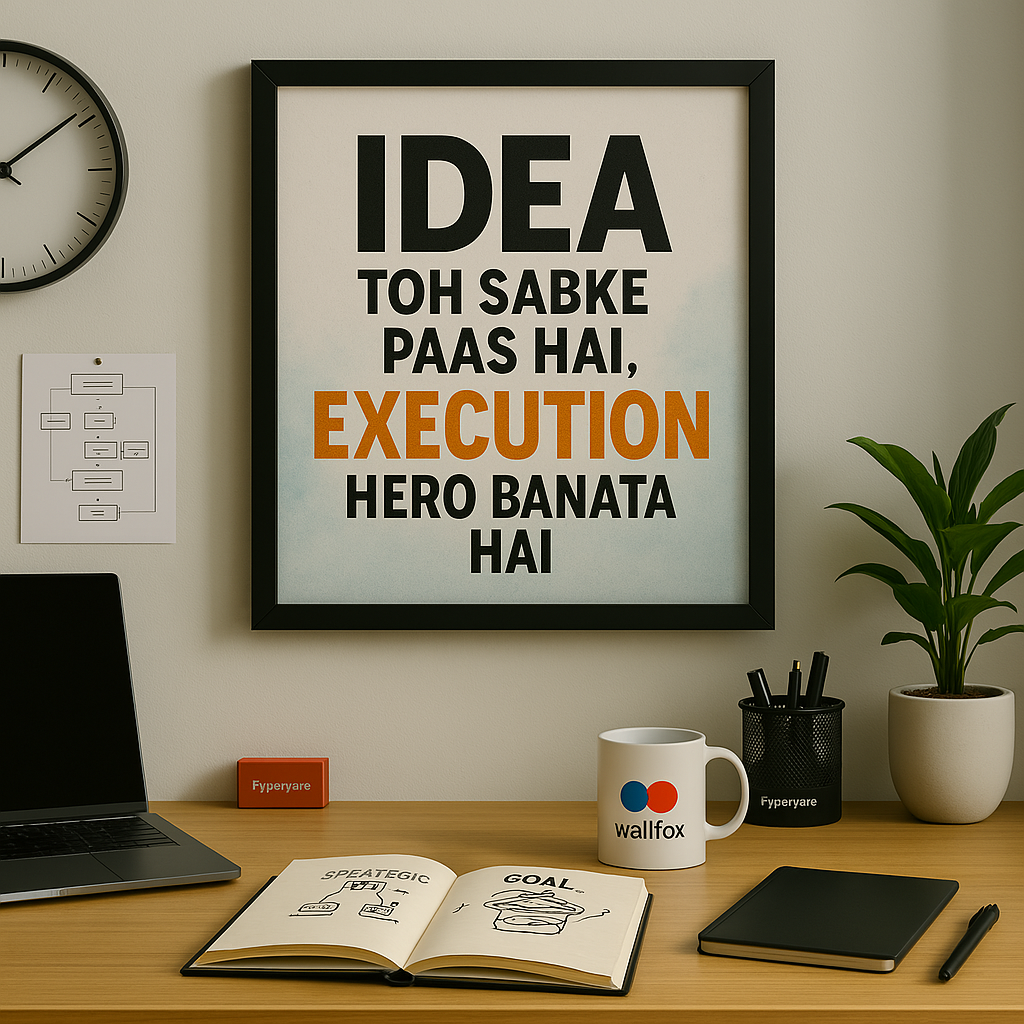 Execution Over Everything – Wall Frame