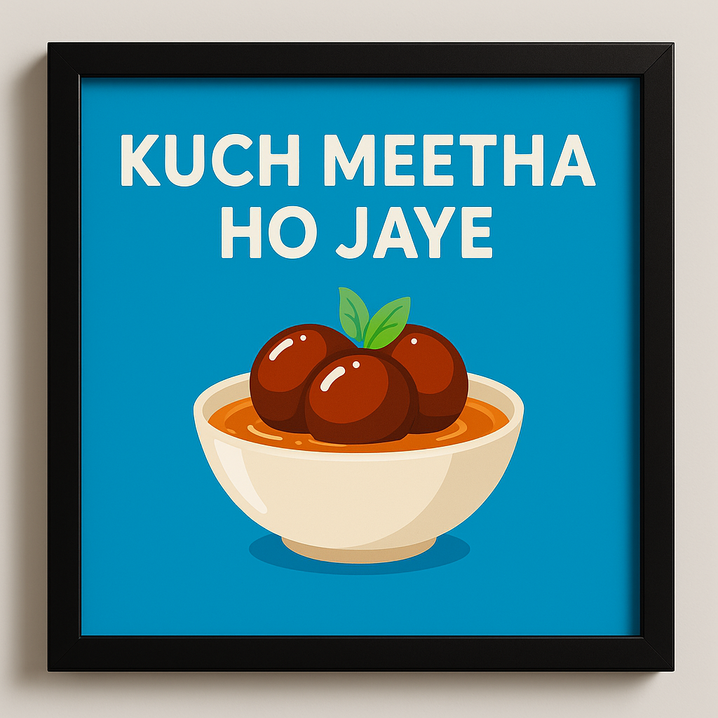 Kuch Meetha Ho Jaye – Restaurant Wall Art