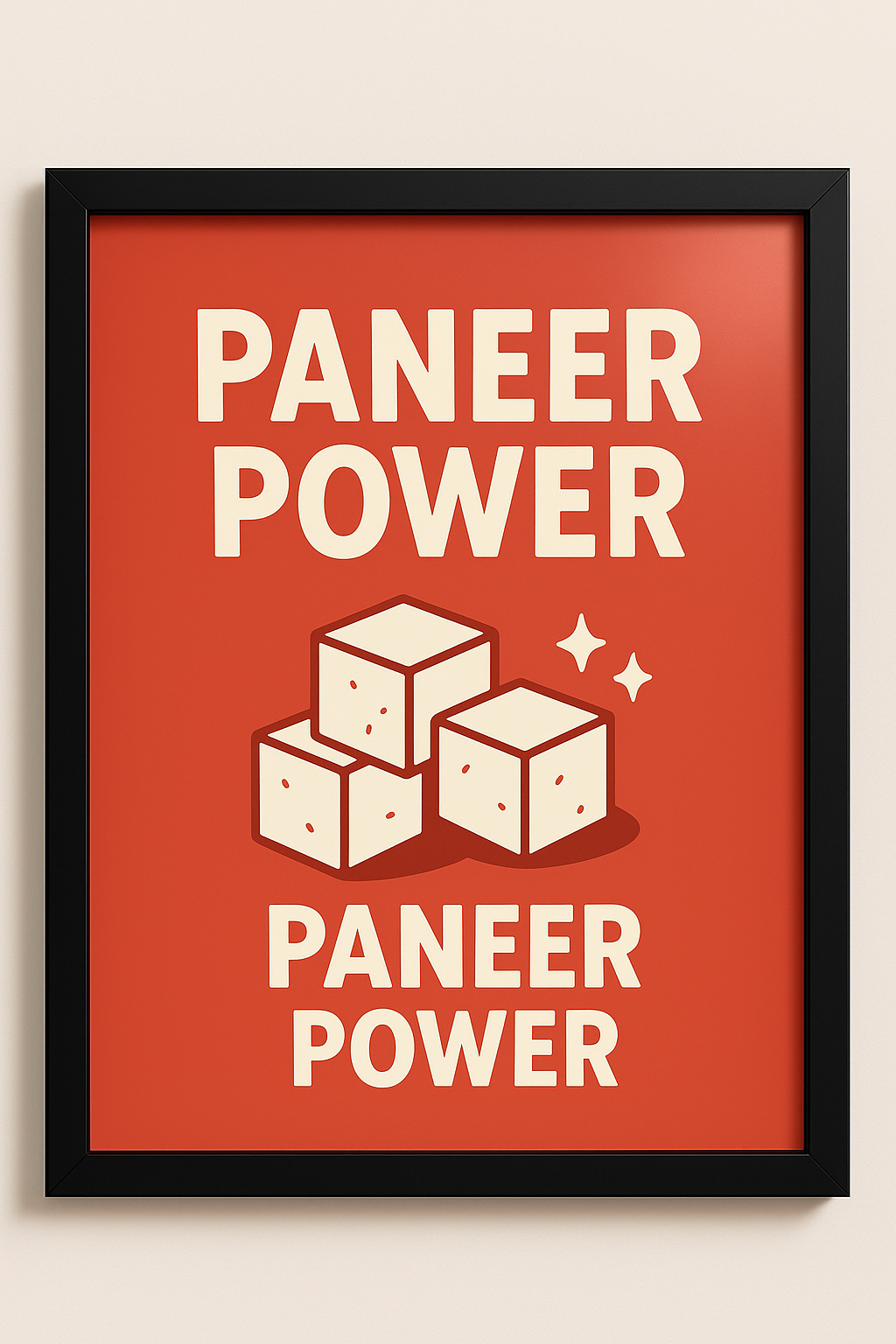 Paneer Power – Kitchen Wall Art