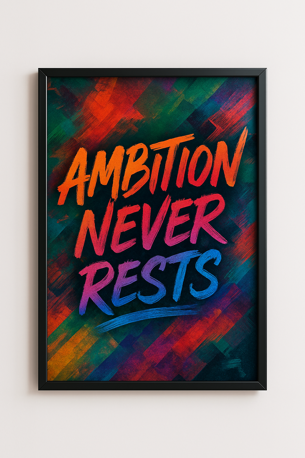 Ambition Never Rests” – Fire Within Frame