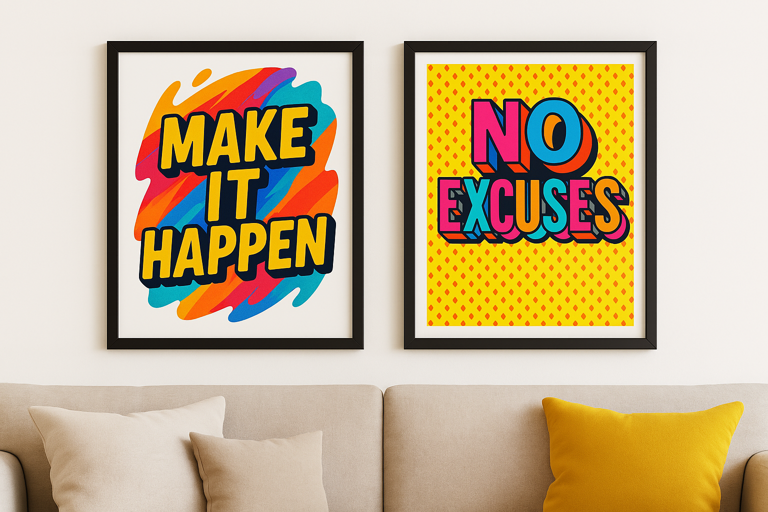 Action Over Excuses – Dual Motivation Set