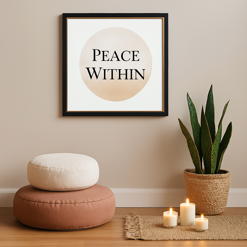 Peace Within – Mindful Wall Art for Calm Spaces