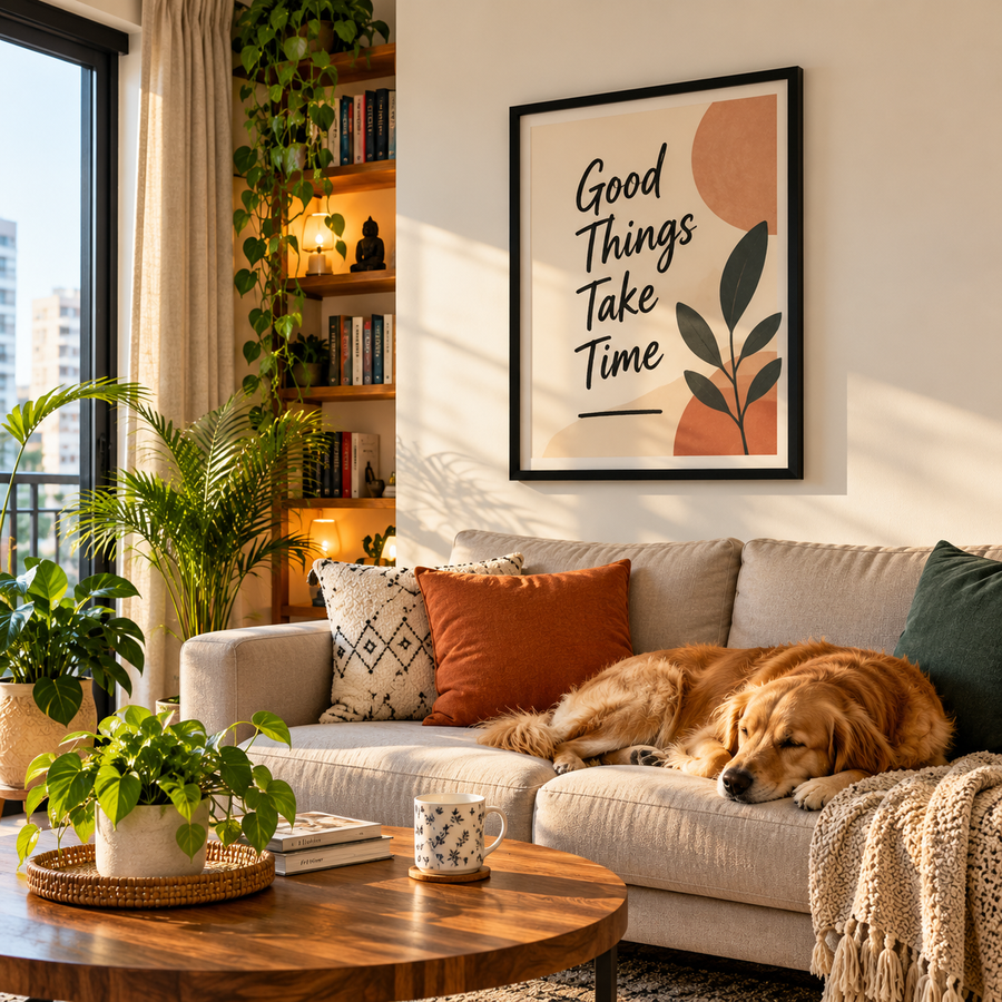 Wallfox frame displayed in a customer's space
