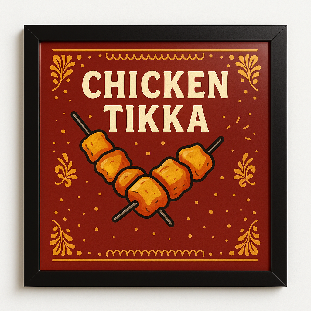 Chicken Tikka – Restaurant Wall Art