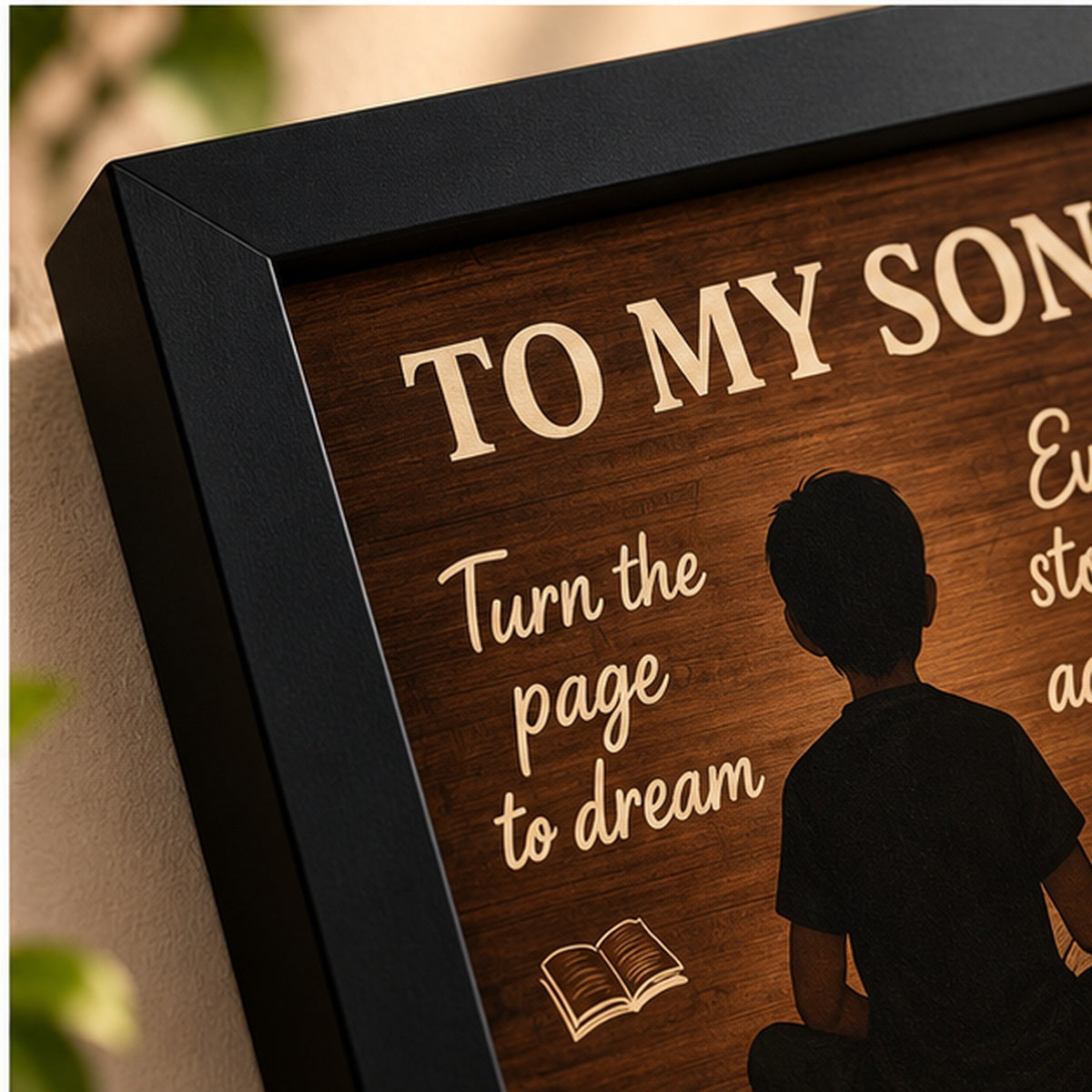 To My Son – Reading & Imagination Wall Art