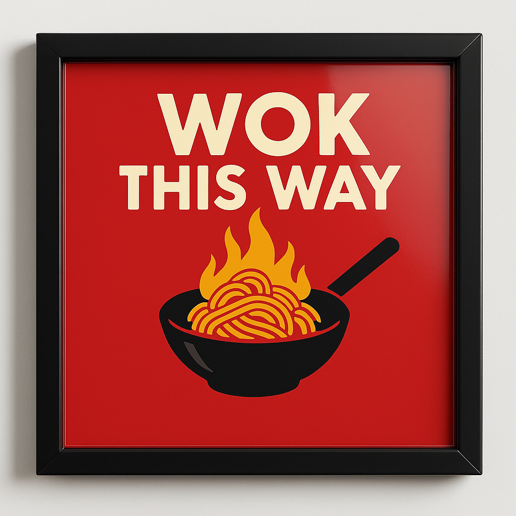 Wok This Way – Kitchen Wall Art